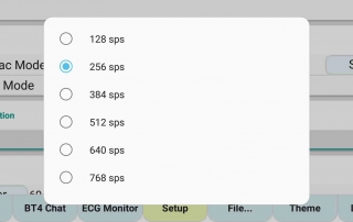 ecgMonitor-設定-波特率 ecgMonitor-Setting-Baud-Rate