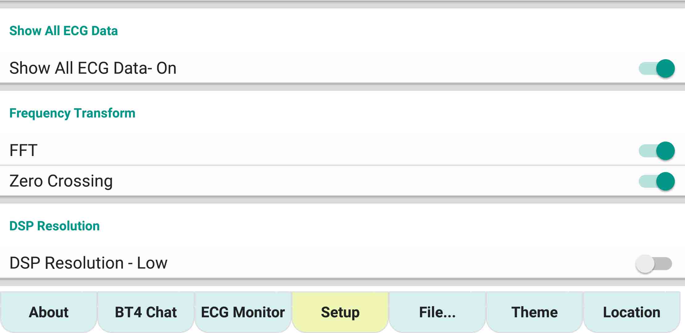 ecgMonitor-Setting-FFT-ZeroCrossing